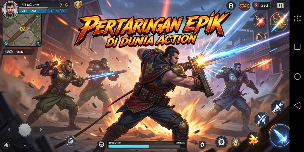 Gameplay aksi mendebarkan dalam 33AG dengan visual yang menakjubkan.