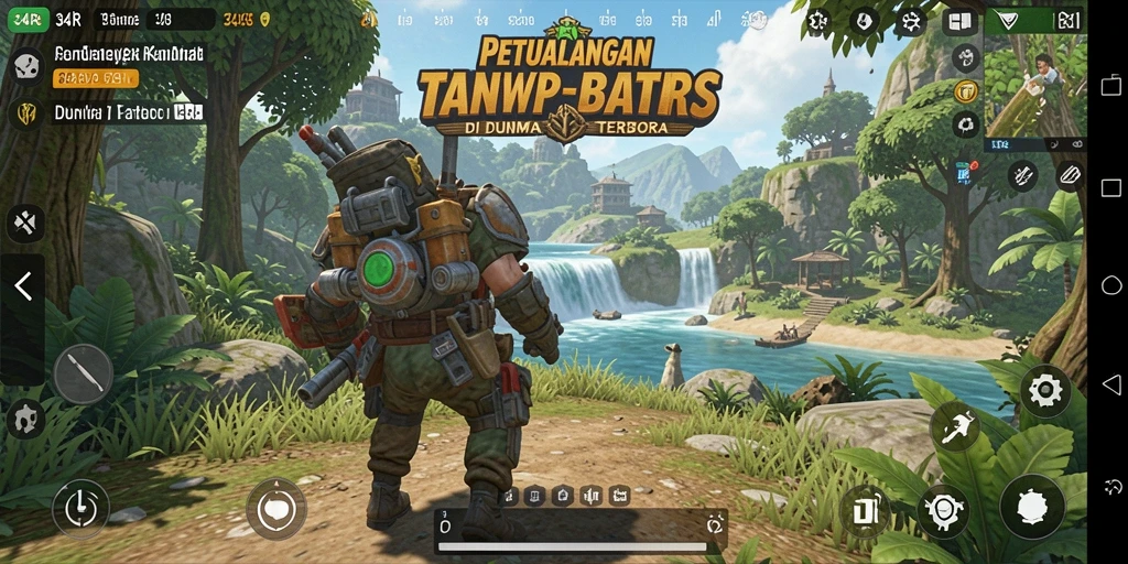 Tampilan gameplay menarik dengan eksplorasi dunia yang luas.