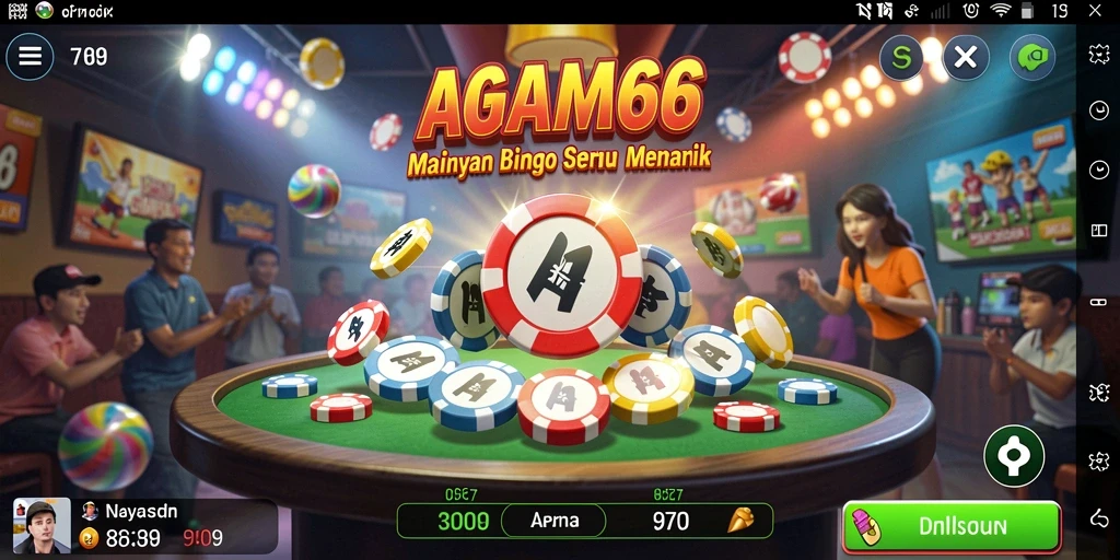 Screenshot gameplay AGAM66 yang menunjukkan keseruan bermain Bingo.