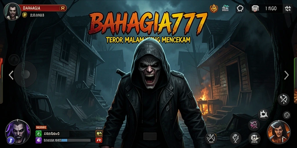 Screenshot menampilkan momen menegangkan dalam permainan BAHAGIA777.