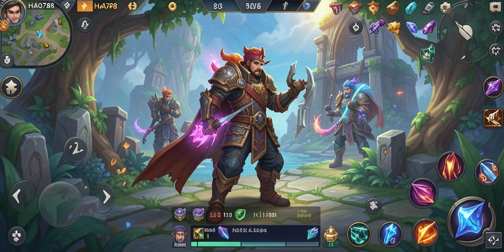 Tampilan epik dari gameplay <strong>HAO788</strong> dalam pertarungan melawan monster.