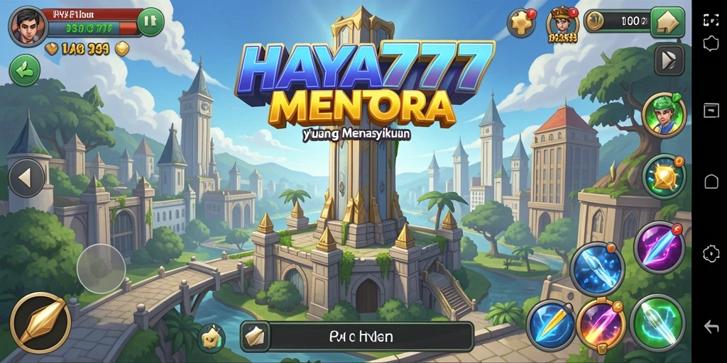 Gameplay HAYA777 Tower Defense yang menegangkan dan strategis.