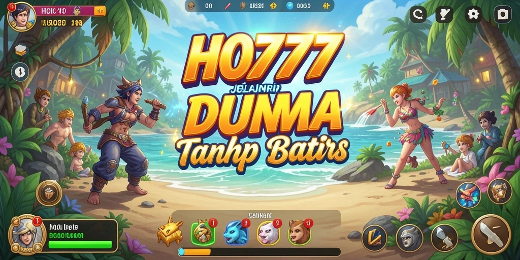 Screenshot gameplay HO777 menunjukkan dunia terbuka yang menakjubkan.