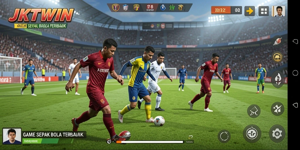 Tampilan gameplay JKTWIN yang realistis dan mendebarkan.