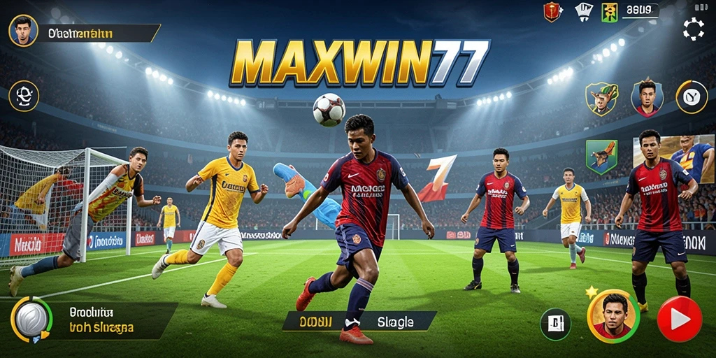 Tampilan gameplay seru di MAXWIN77 dengan fitur olahraga terbaik.