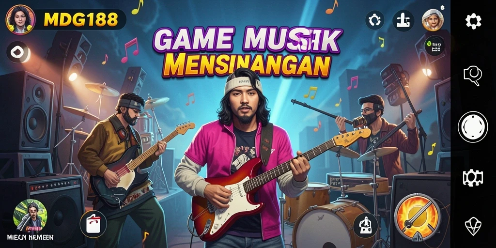 Tampilan gameplay MDG188 yang menarik dan penuh warna.