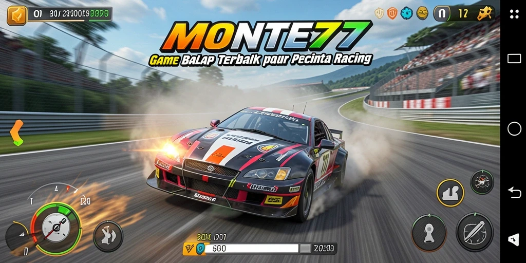 Tampilan gameplay MONTE77 yang mendebarkan dan menantang.