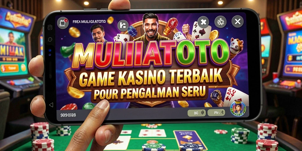Tampilan menarik dari gameplay alami di MULIATOTO kasino.