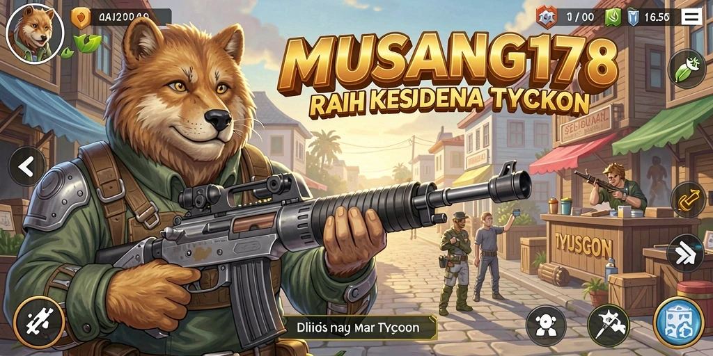 Tampilan menarik dari gameplay MUSANG178 menampilkan strategi Tycoon.