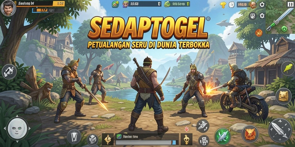 Gameplay seru di dunia terbuka SEDAPTOGEL dengan pemandangan menakjubkan.