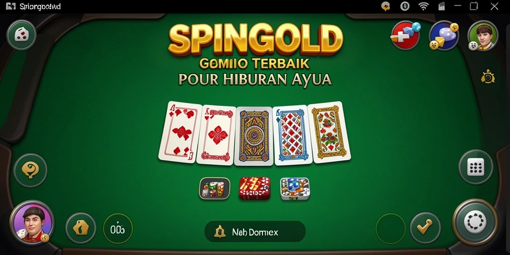 Tampilan gameplay SPINGOLD yang seru dan interaktif.