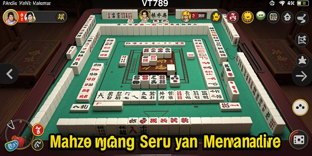 Tampilan gameplay Mahjong di VT789 yang seru dan menantang.