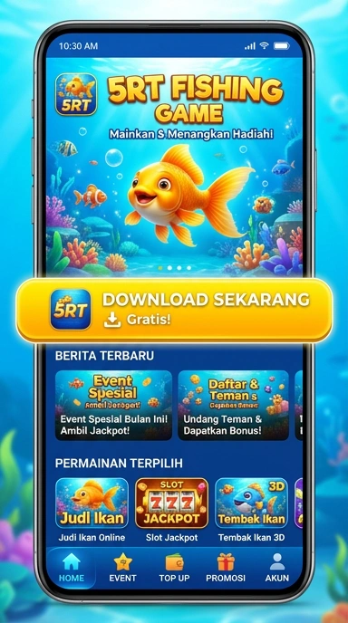Tampilan utama aplikasi 5rt yang menarik dan informatif.